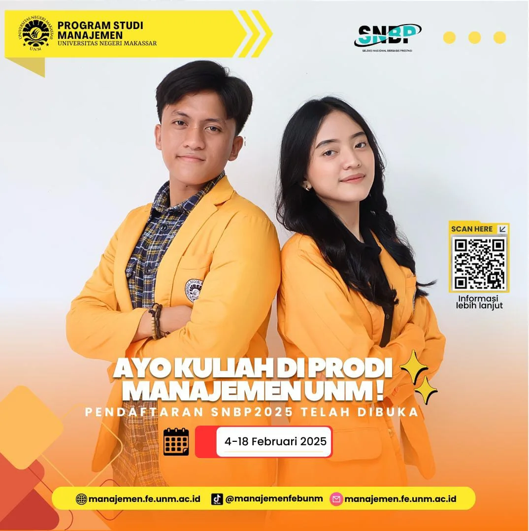 Ayo Kuliah di Prodi Manajemen FEB UNM!