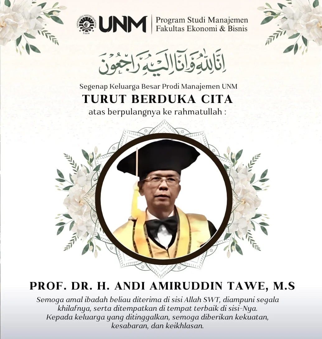 Selamat Jalan, Prof. Dr. H. Amiruddin Tawe: Sosok Pendidik yang Menginspirasi Kami Semua